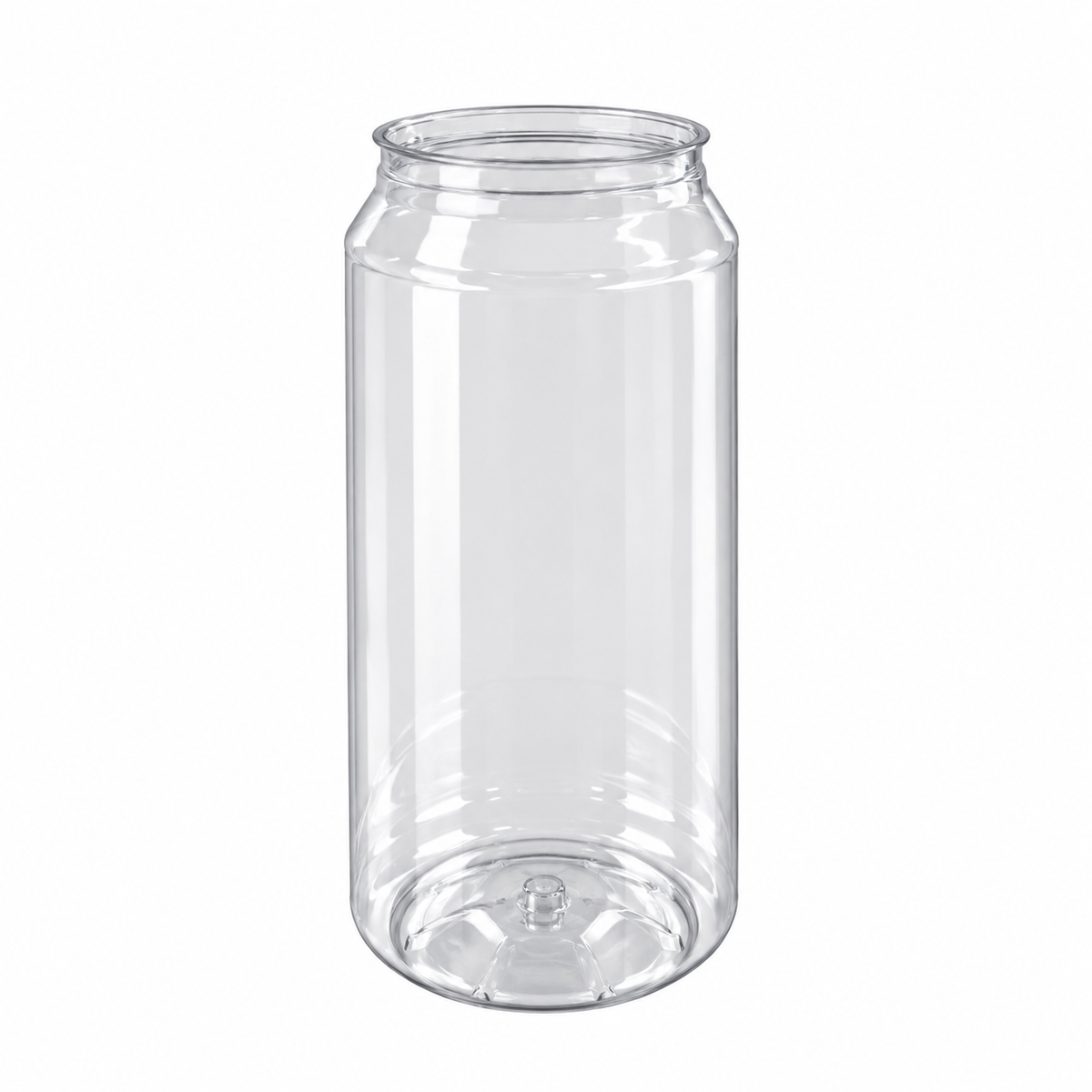 Lata PET 400 ml Slim para Recravação com Tampa de Alumínio — 100 Unidades
