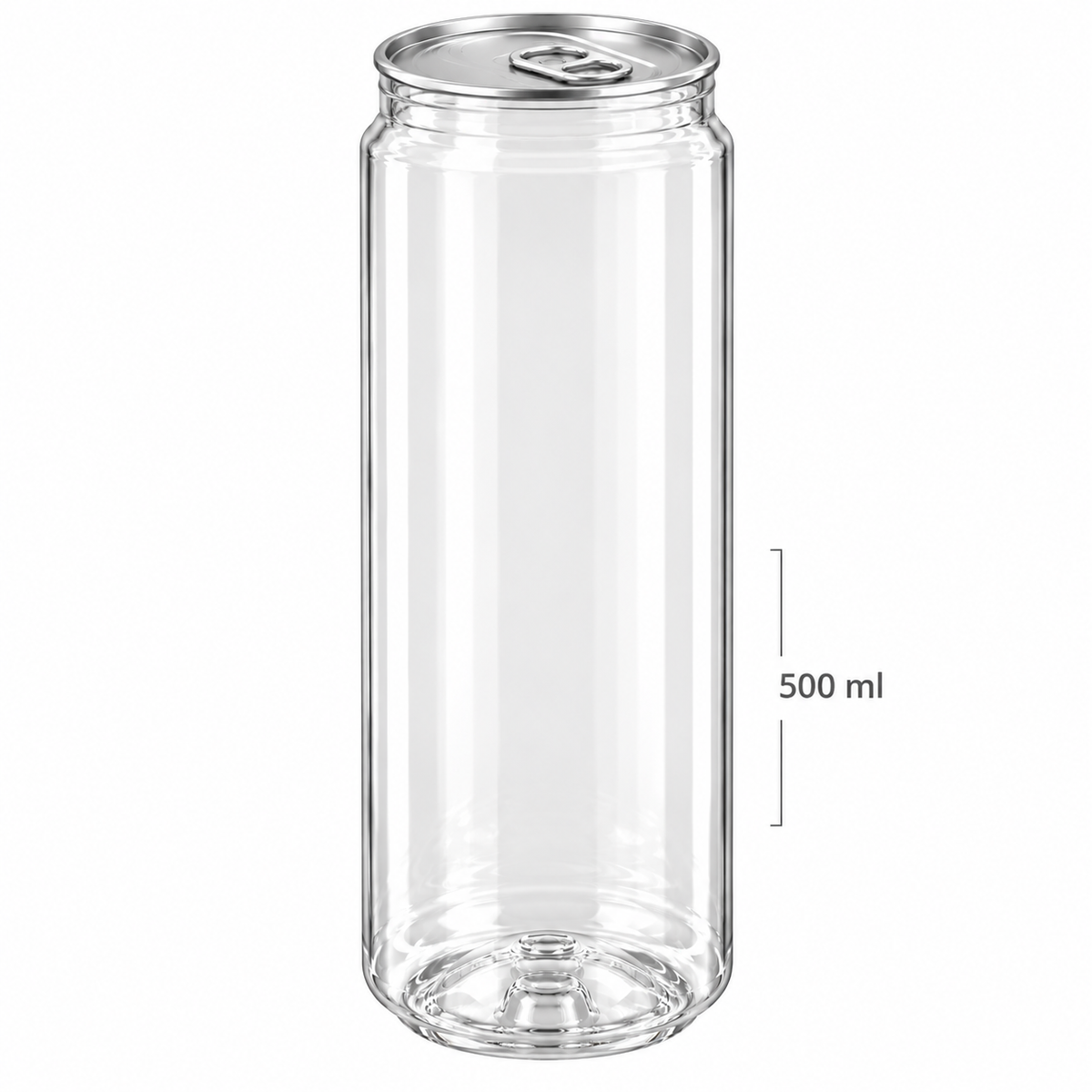 Lata PET Recravável 500 ML - KIT 1000 unidades