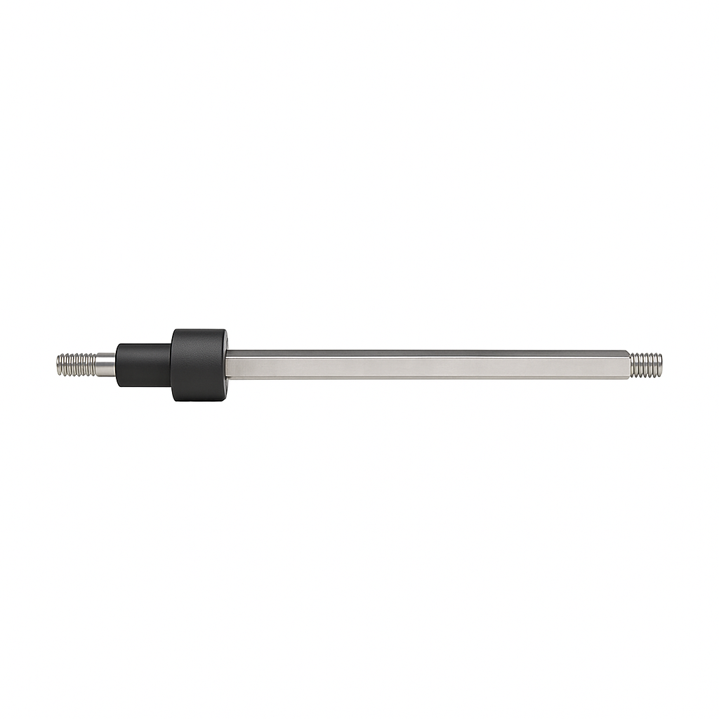 Center Rod - New/Long - Eixo Central Em Inox 304 Para Premier Tilting 4,5Kg E Chocolate Refiner 3,5Kg - Plastico Ou Inox