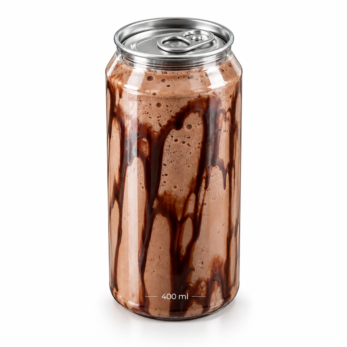 Lata PET 400 ml Slim para Recravação com Tampa de Alumínio — 500 Unidades
