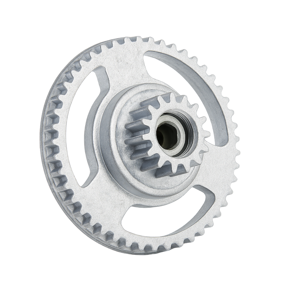Aluminum Gear W/ Bearing - Htd - Engrenagem Alumínio Dentada Melanger Premier Tilting 4,5Kg Com Rolamento