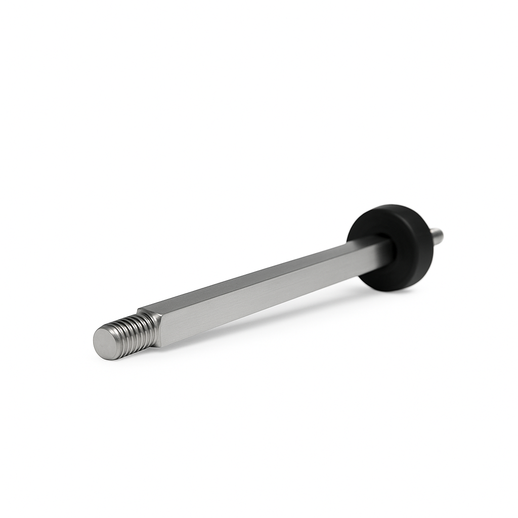 Center Rod - New/Long - Eixo Central Em Inox 304 Para Premier Tilting 4,5Kg E Chocolate Refiner 3,5Kg - Plastico Ou Inox