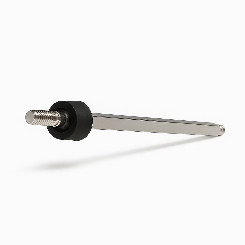 Center Rod - New/Long - Eixo Central Em Inox 304 Para Premier Tilting 4,5Kg E Chocolate Refiner 3,5Kg - Plastico Ou Inox