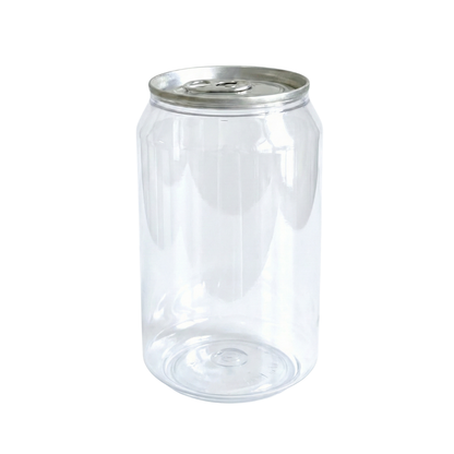 Lata PET 330 ml Tradicional com Tampa para Recravação – kit com 100 unidades