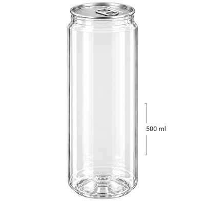 Lata PET Recravável 500 ML - KIT 1000 unidades