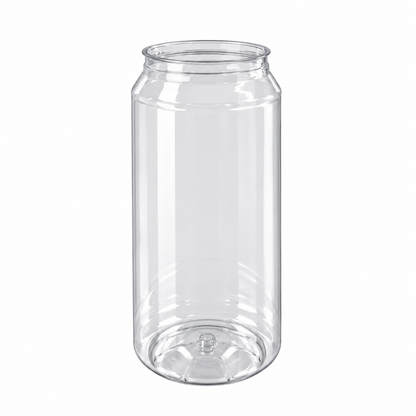 Lata PET 400 ml Slim para Recravação com Tampa de Alumínio — 500 Unidades