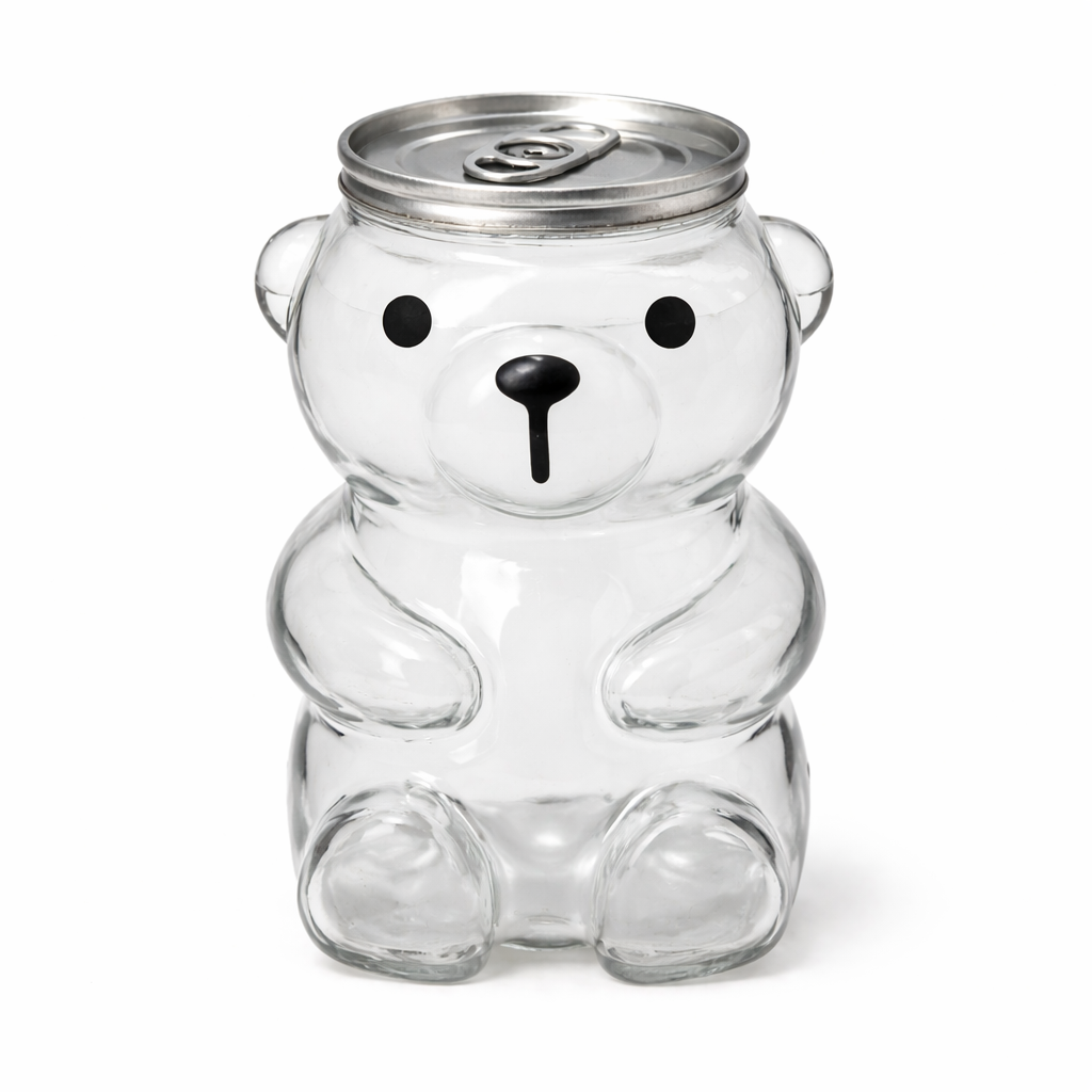 Embalagem PET Recravável 330 ML Urso  - 200 unidades