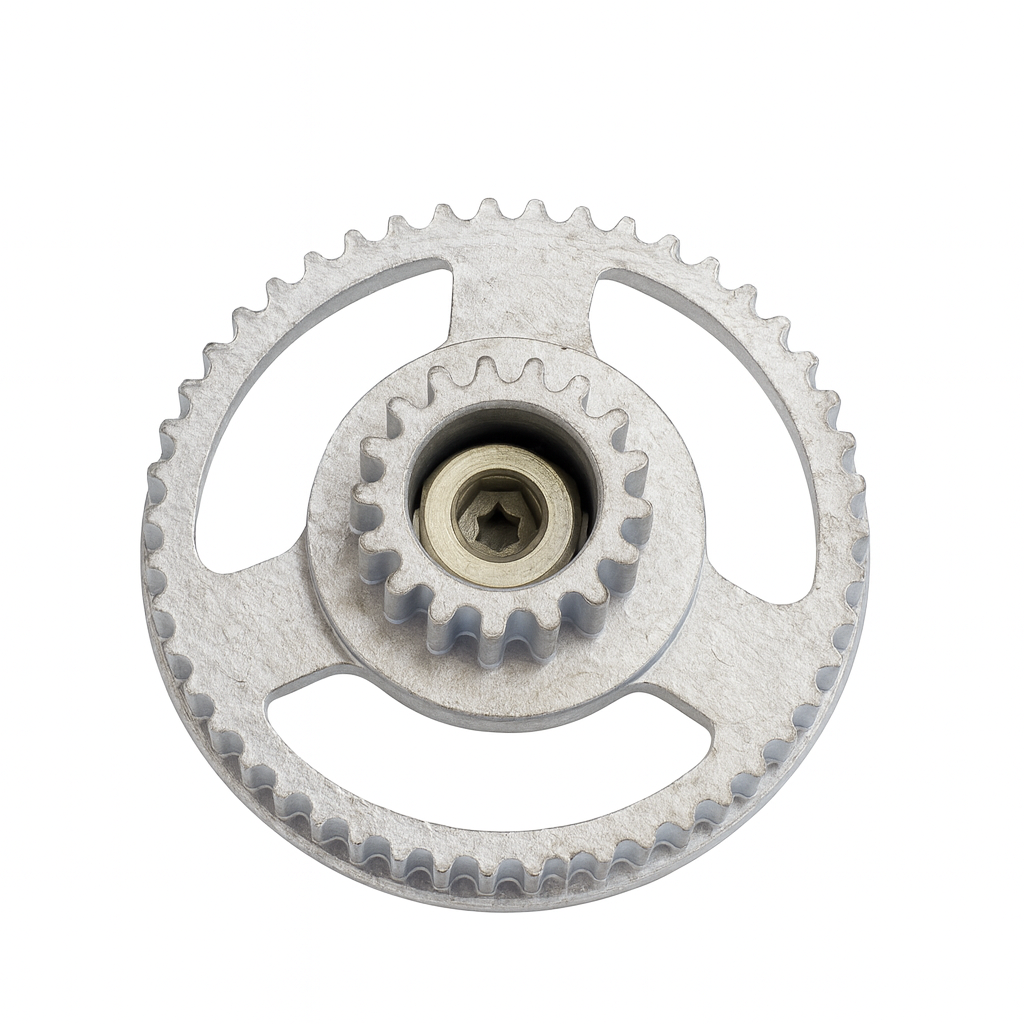 Aluminum Gear W/ Bearing - Htd - Engrenagem Alumínio Dentada Melanger Premier Tilting 4,5Kg Com Rolamento